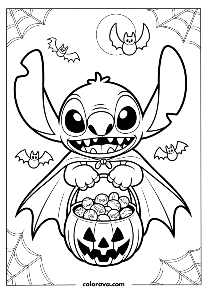 Stitch coloring pages