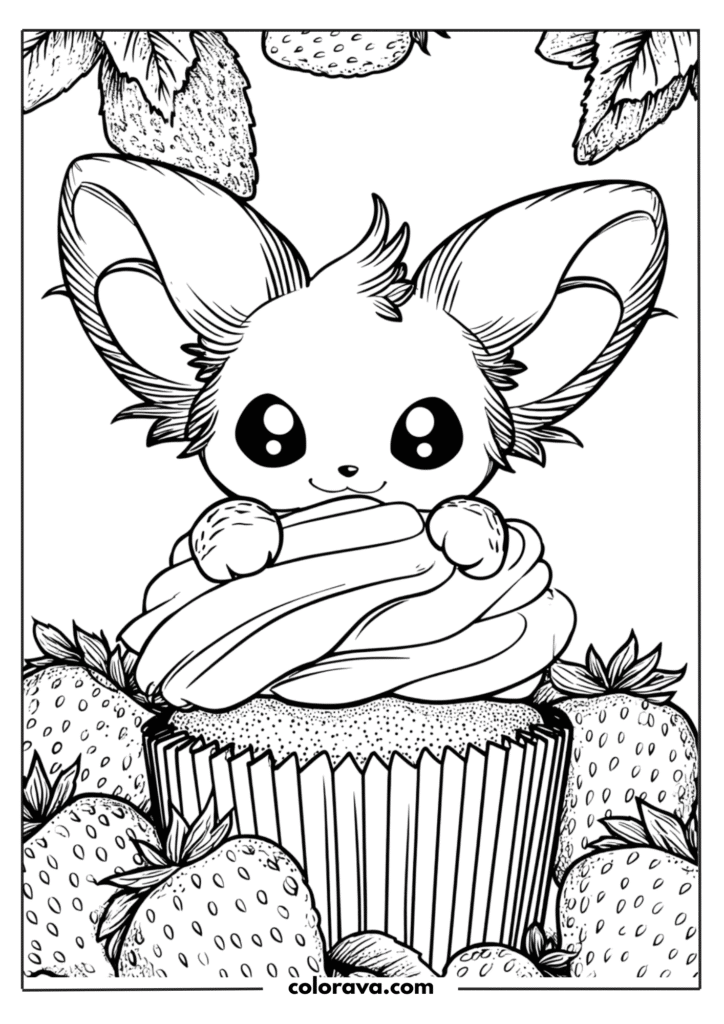 kuromi coloring pages