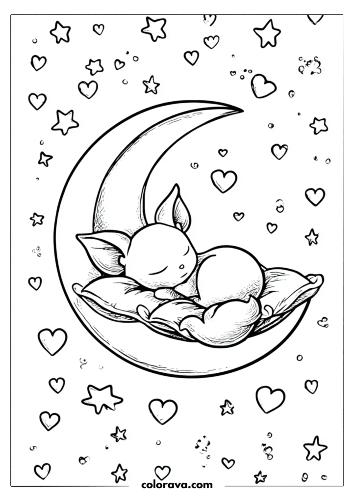 kuromi coloring pages