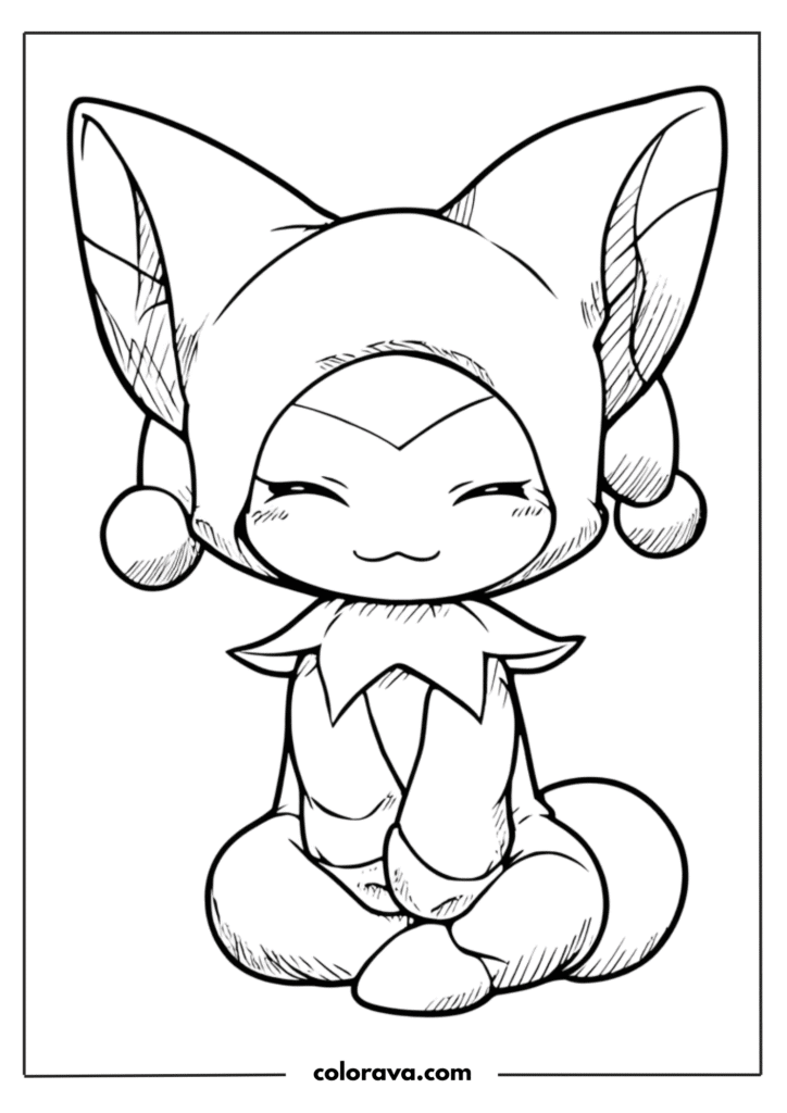 kuromi coloring pages