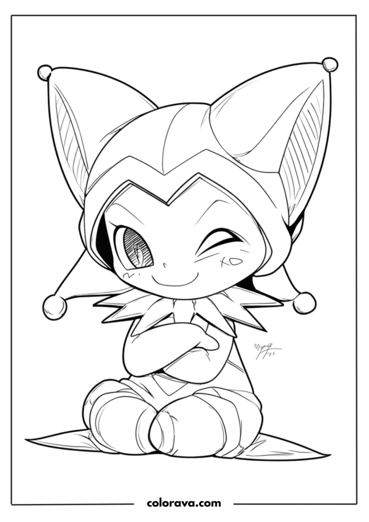 kuromi coloring pages