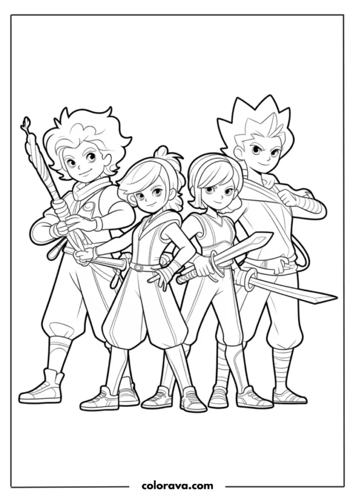 Kpop Demon Hunters coloring pages