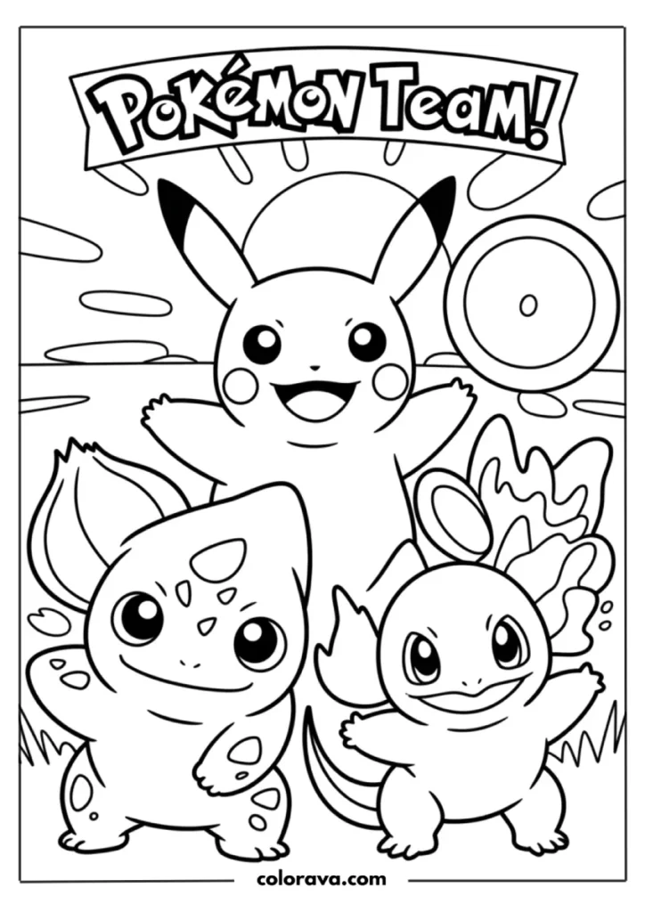 Pokemon Coloring Pages