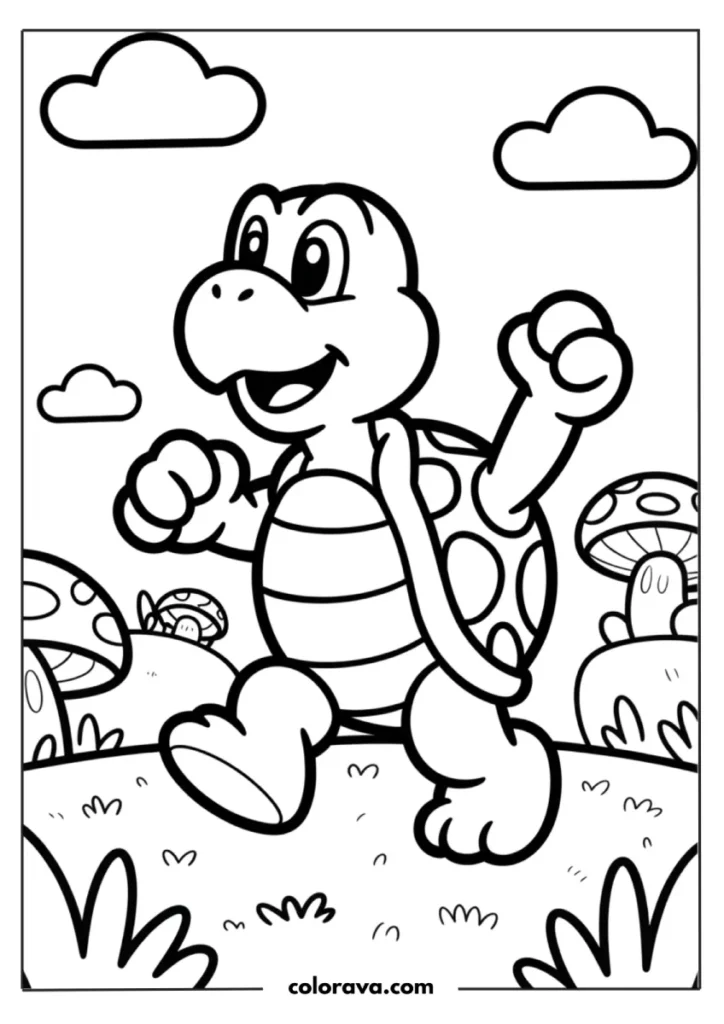 Mario Coloring Pages