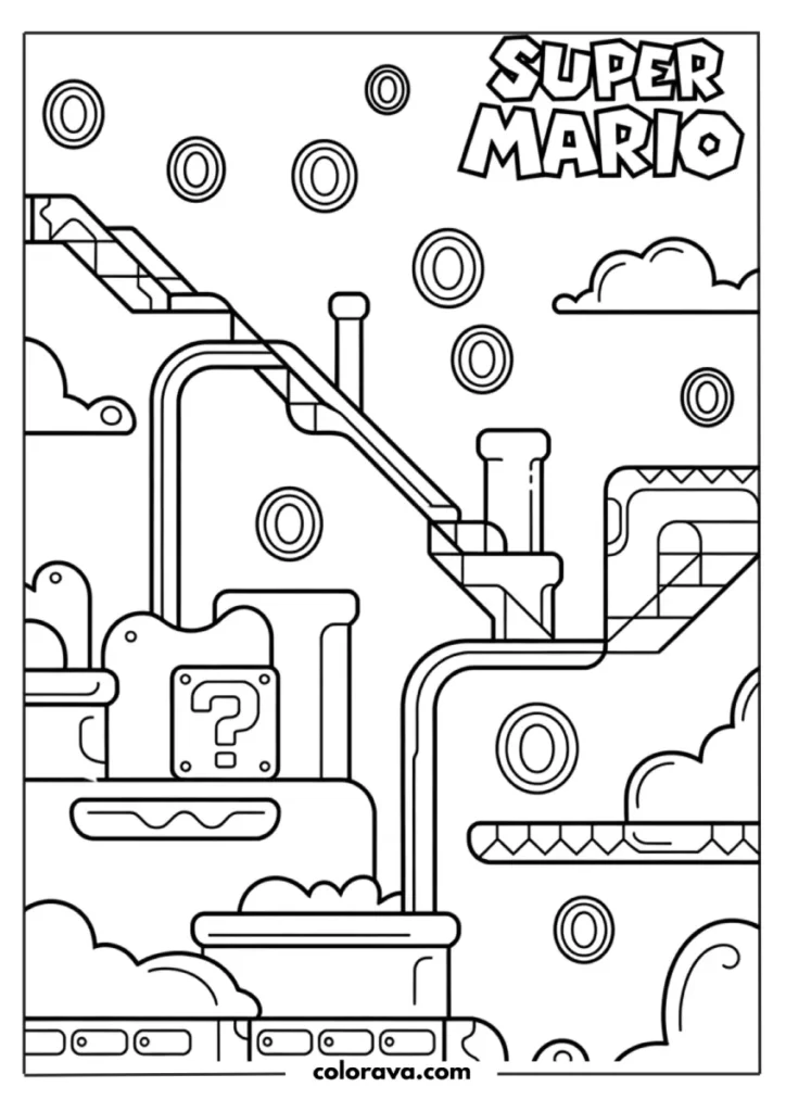 Mario Coloring Pages