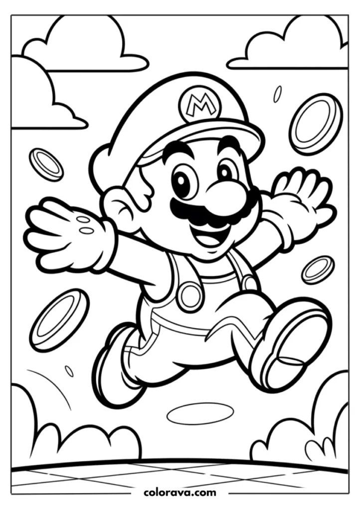 Mario Coloring Pages