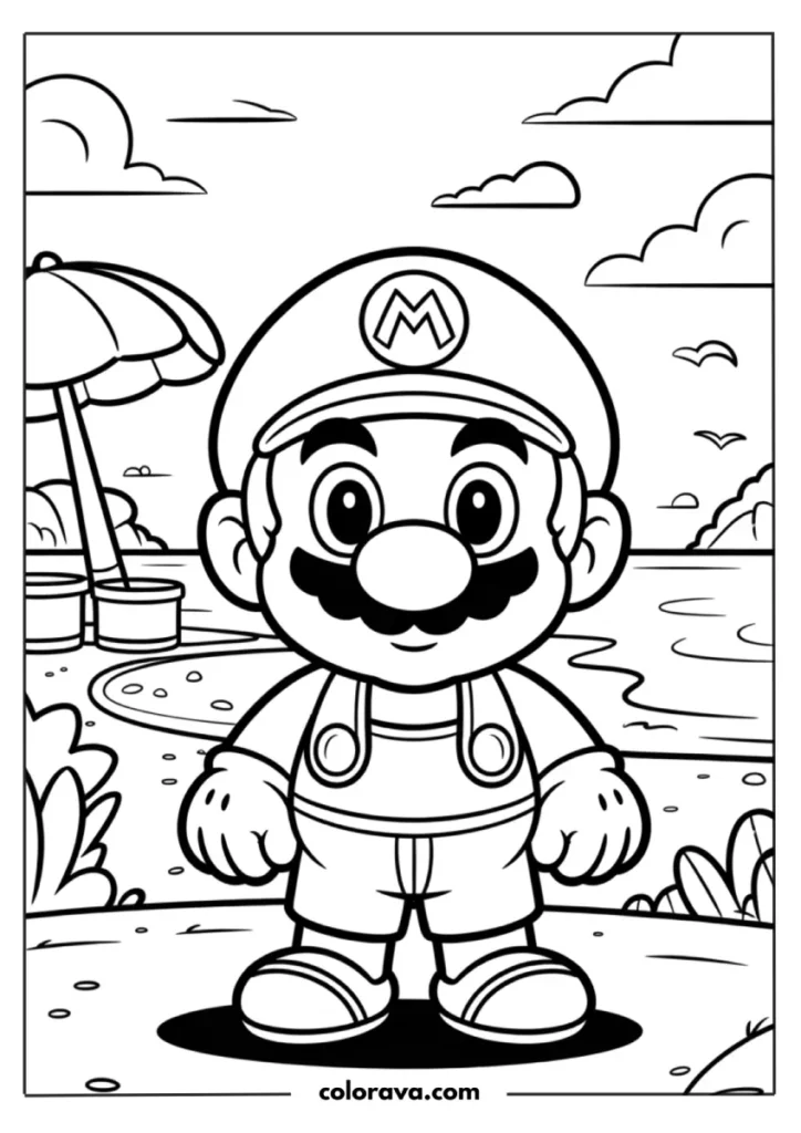 Mario Coloring Pages