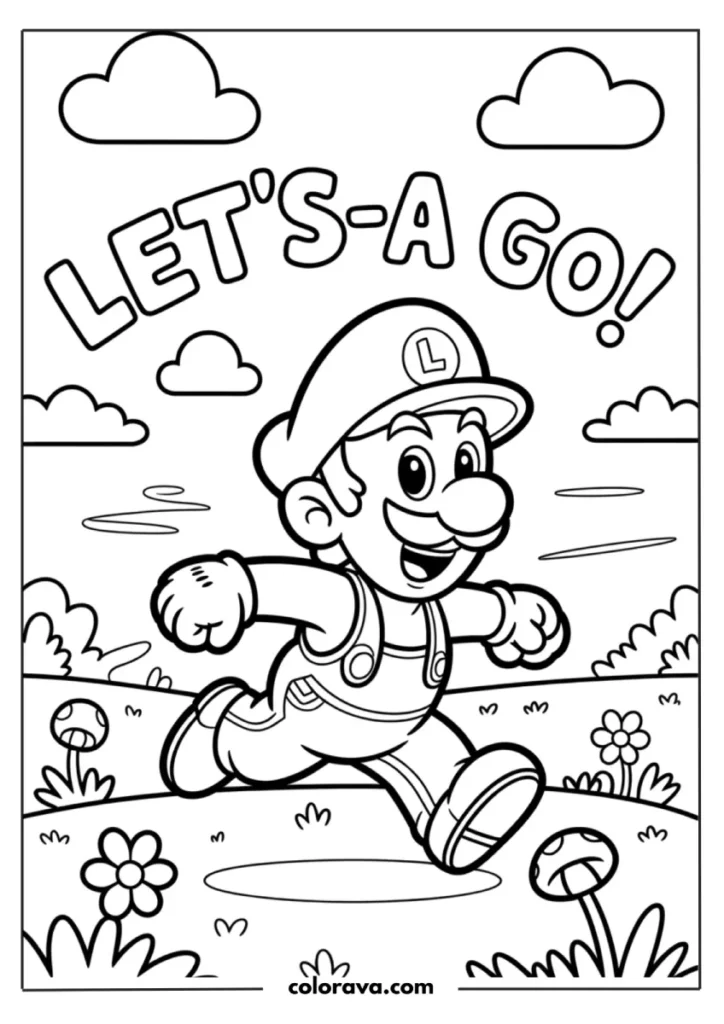 Mario Coloring Pages