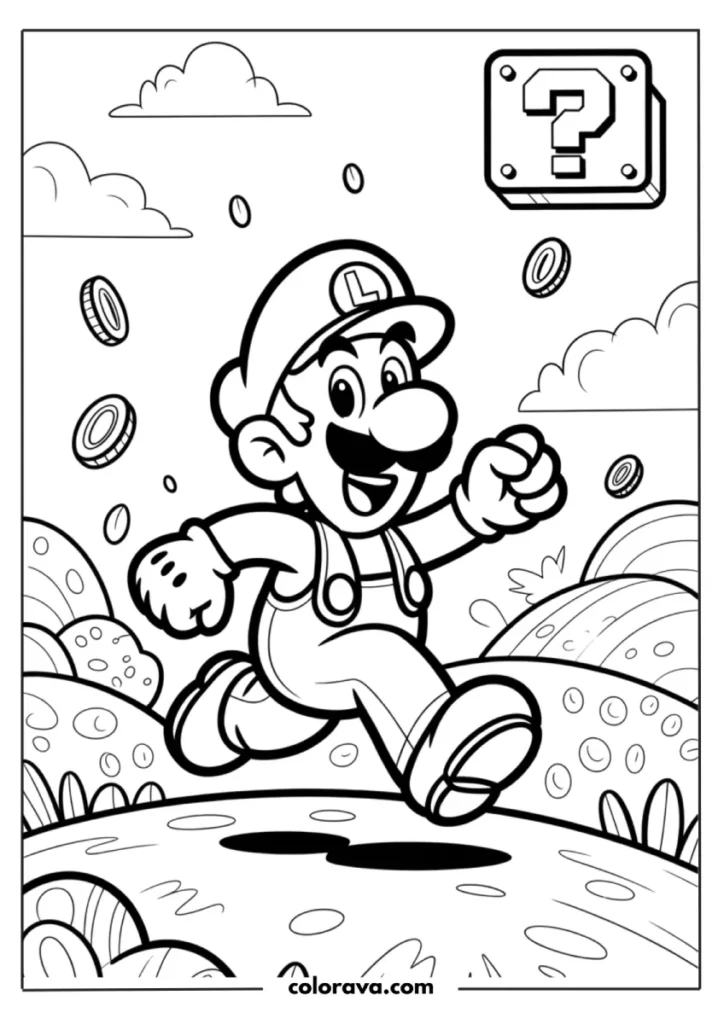 Mario Coloring Pages