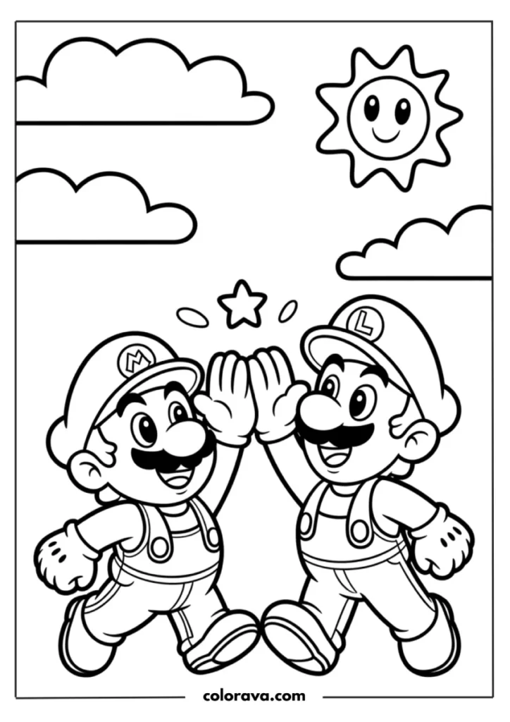 Mario Coloring Pages