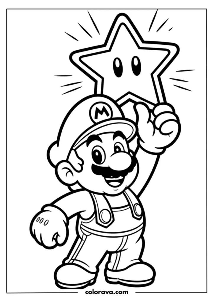 Mario Coloring Pages