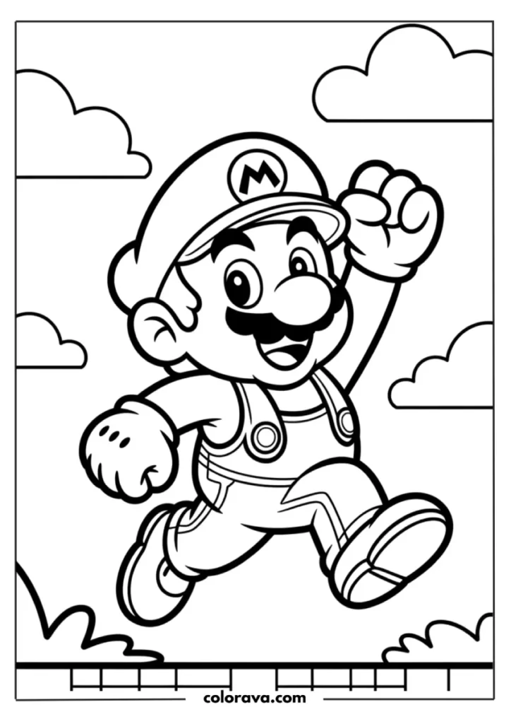 Mario Coloring Pages