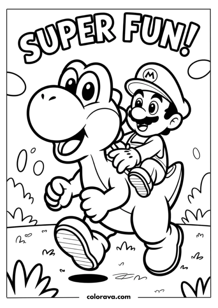 Mario Coloring Pages