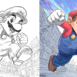 mario coloring pages