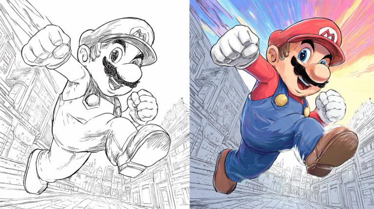 mario coloring pages