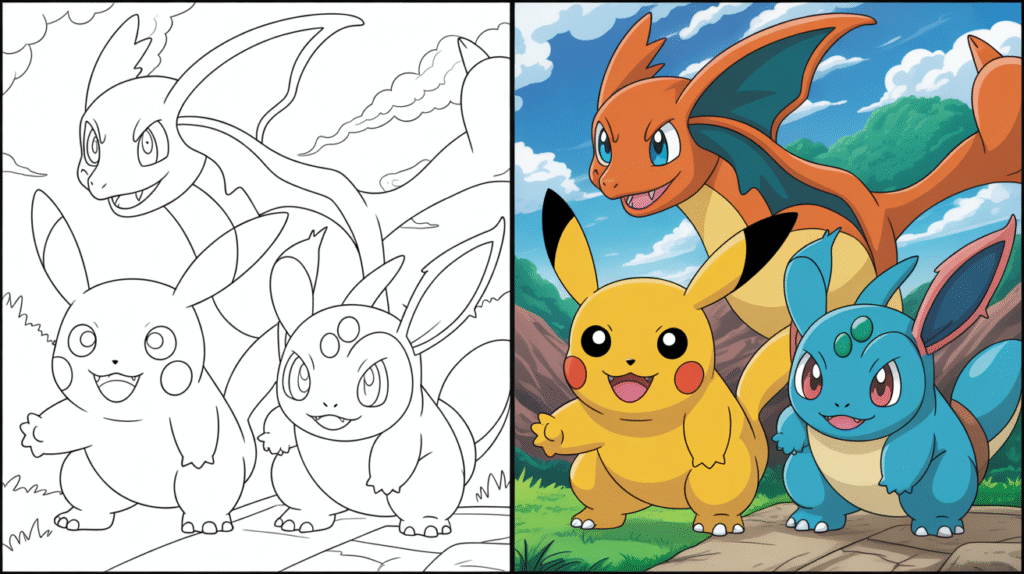 pokemon coloring page