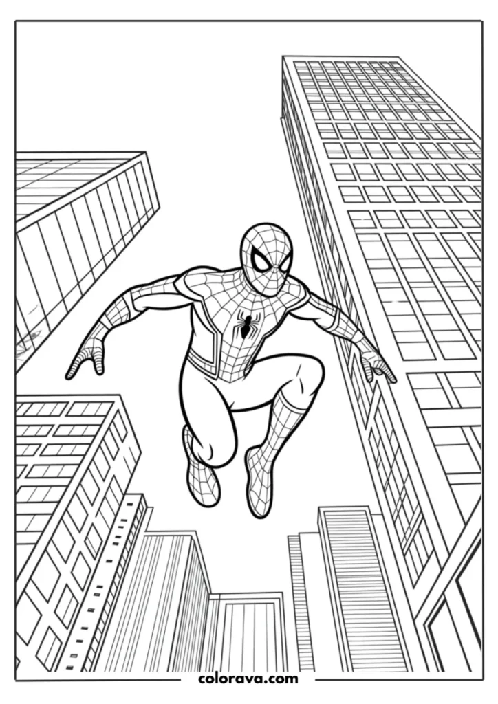 Spiderman coloring pages