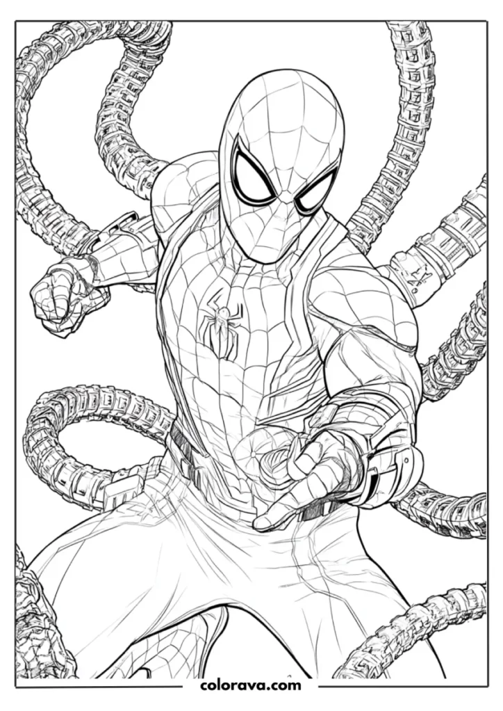 Spiderman coloring pages