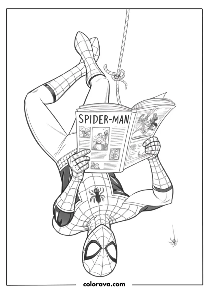 Spiderman coloring pages