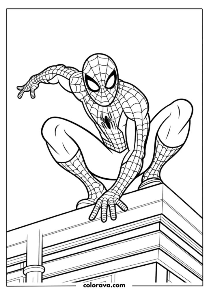 Spiderman coloring pages