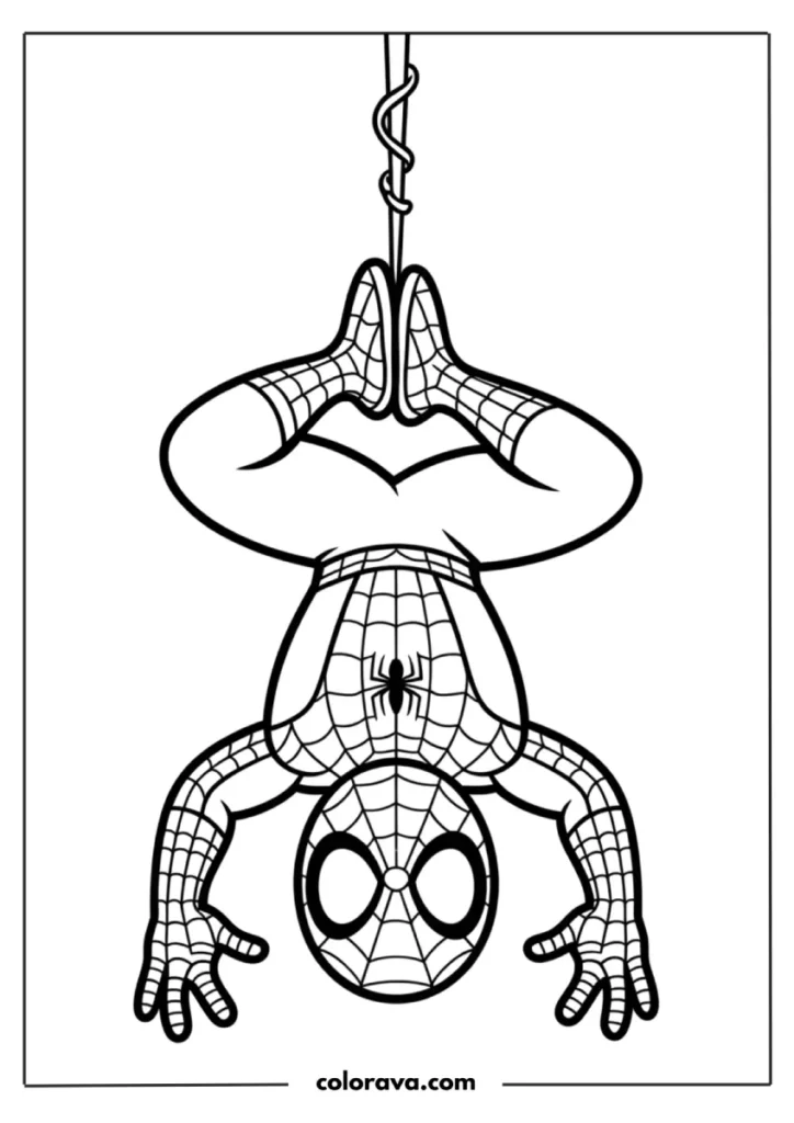 Spiderman coloring pages