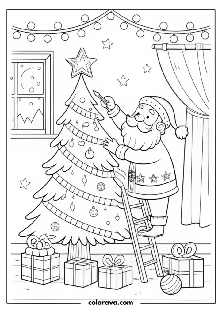 christmas tree coloring pages Christmas Tree Coloring Pages