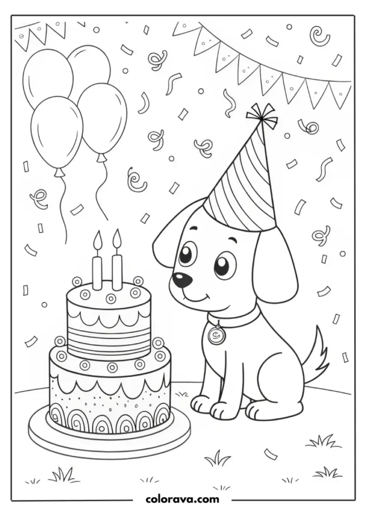 Cute Puppy Dog Coloring Pages