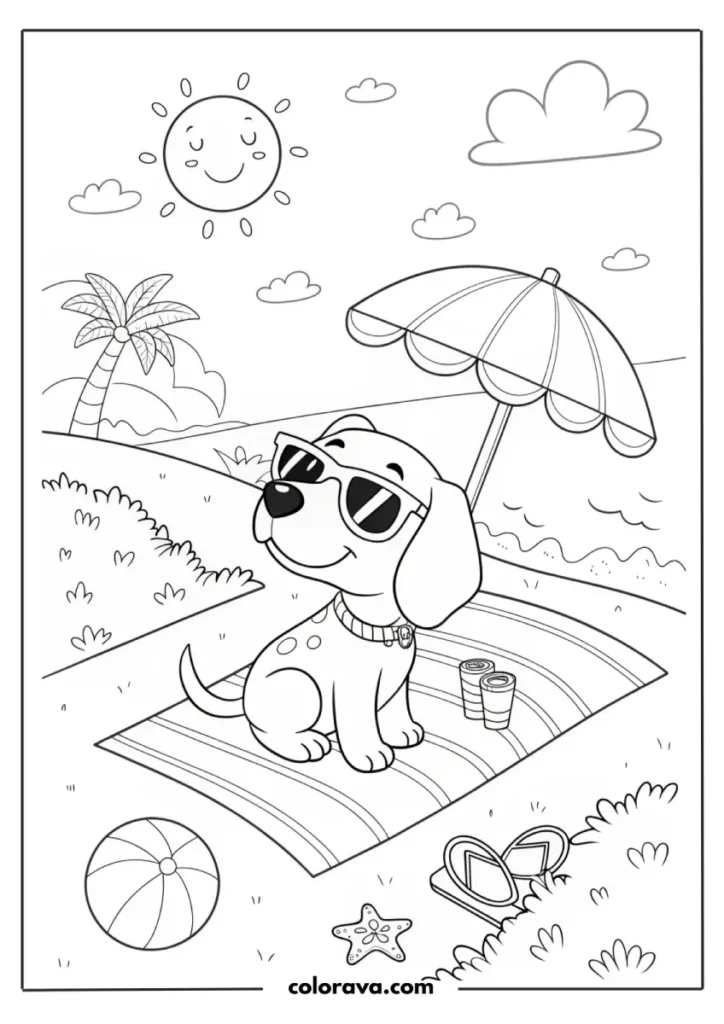 Cute Puppy Dog Coloring Pages