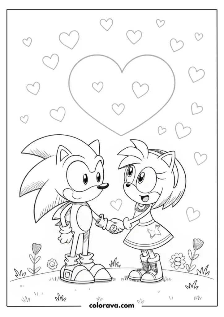 Sonic The Hedgehog Coloring Pages