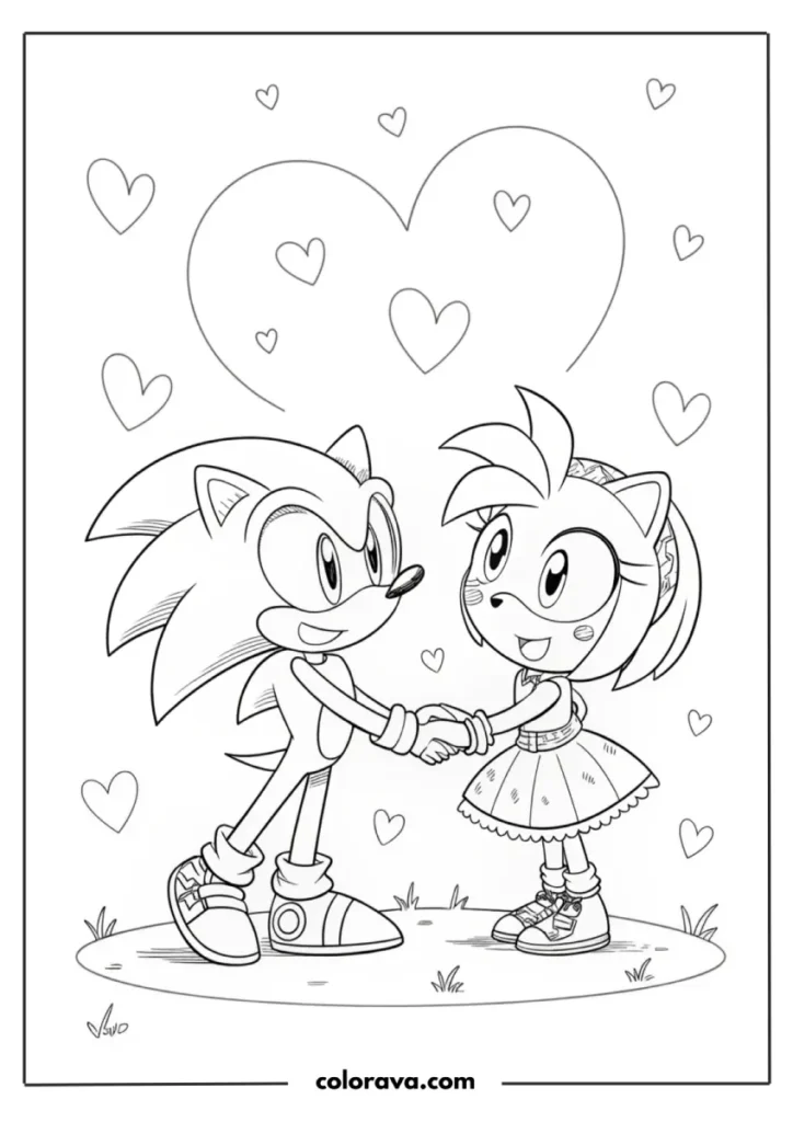 Sonic The Hedgehog Coloring Pages