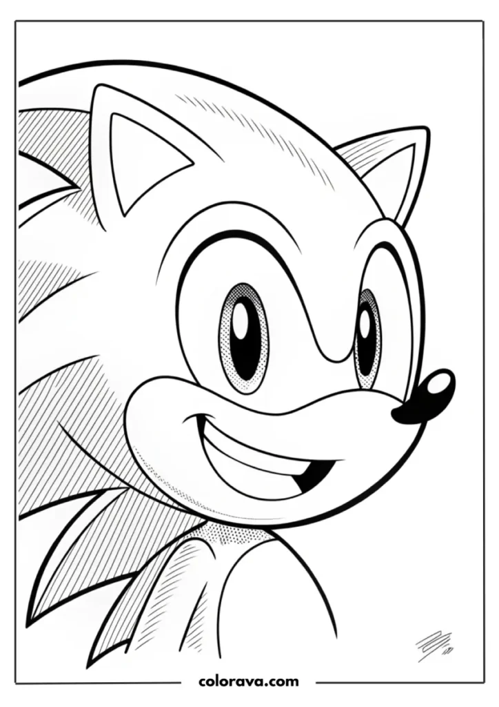 Sonic The Hedgehog Coloring Pages