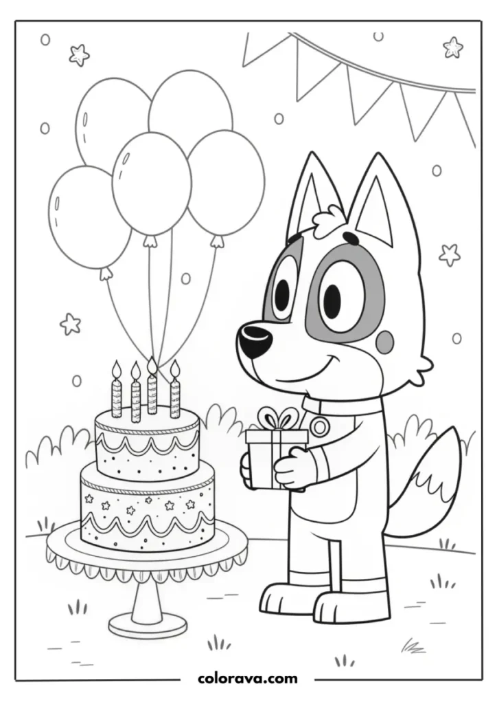 Bluey Coloring Pages