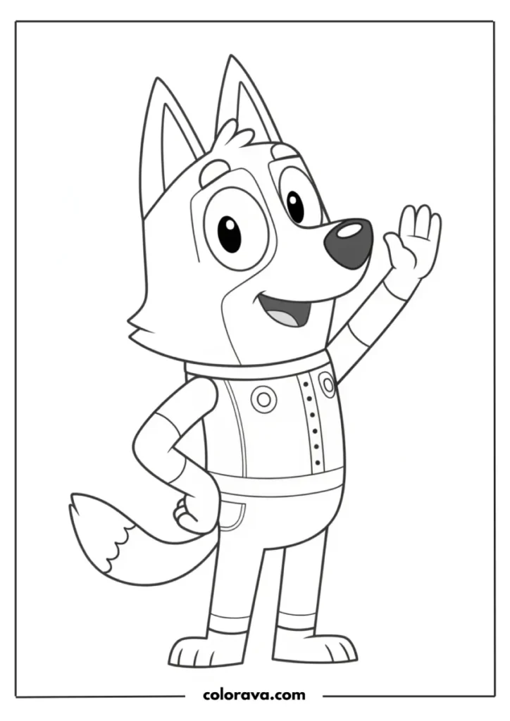 Bluey Coloring Pages
