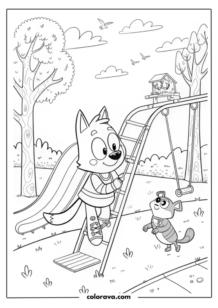 Bluey Coloring Pages
