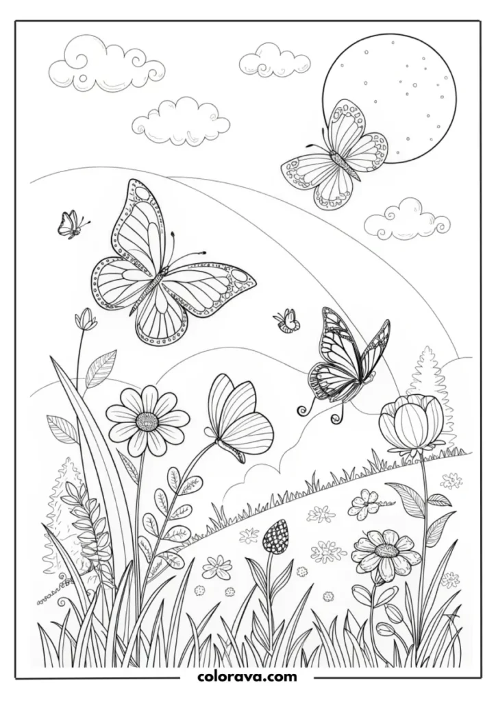 Butterfly Coloring Pages