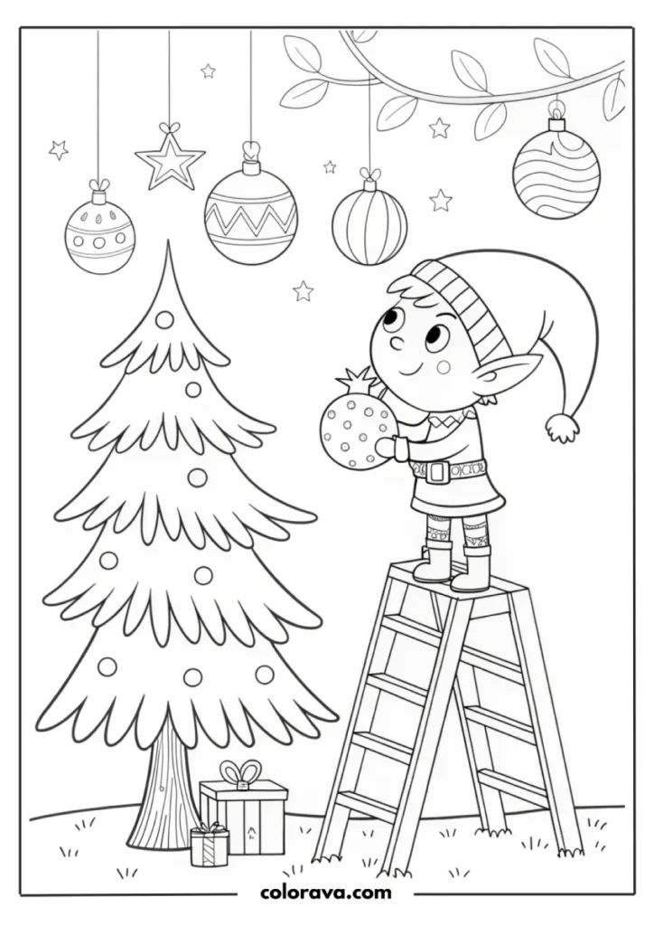 christmas coloring page