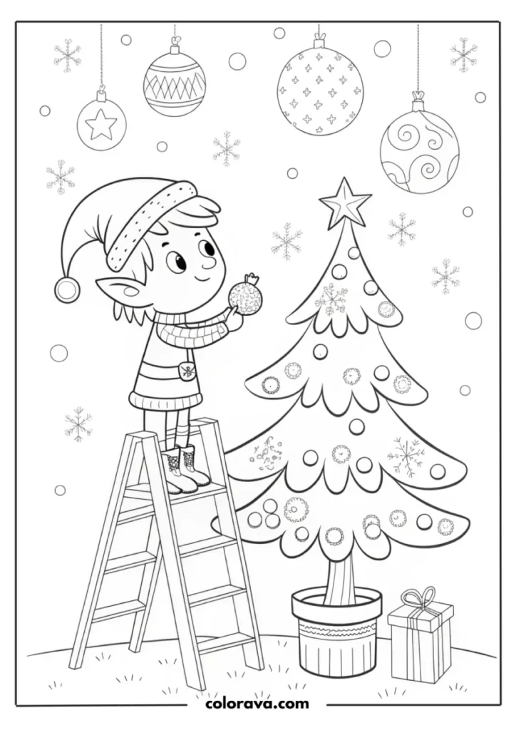 christmas coloring page