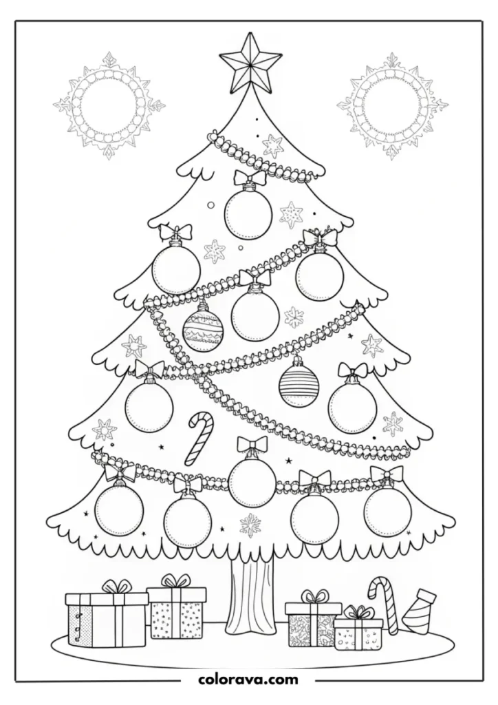 christmas coloring page