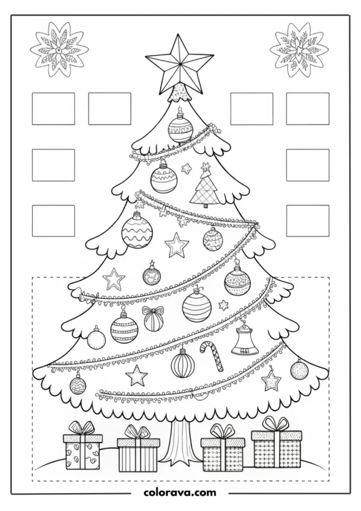 christmas coloring page