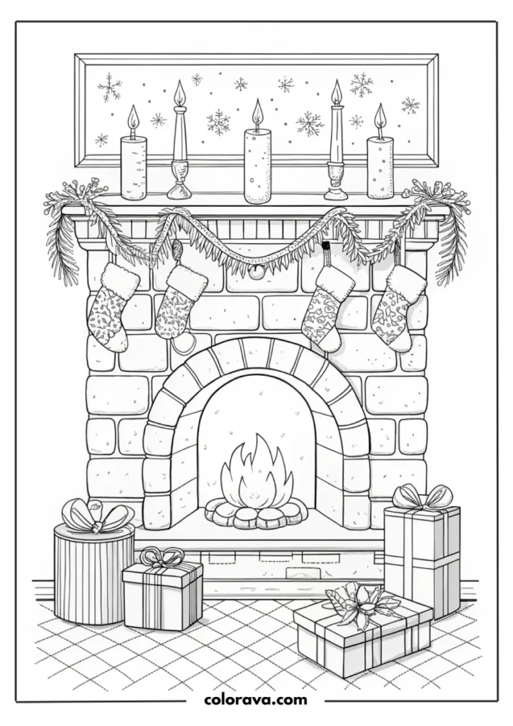 christmas coloring page