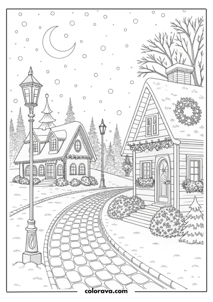 christmas coloring page