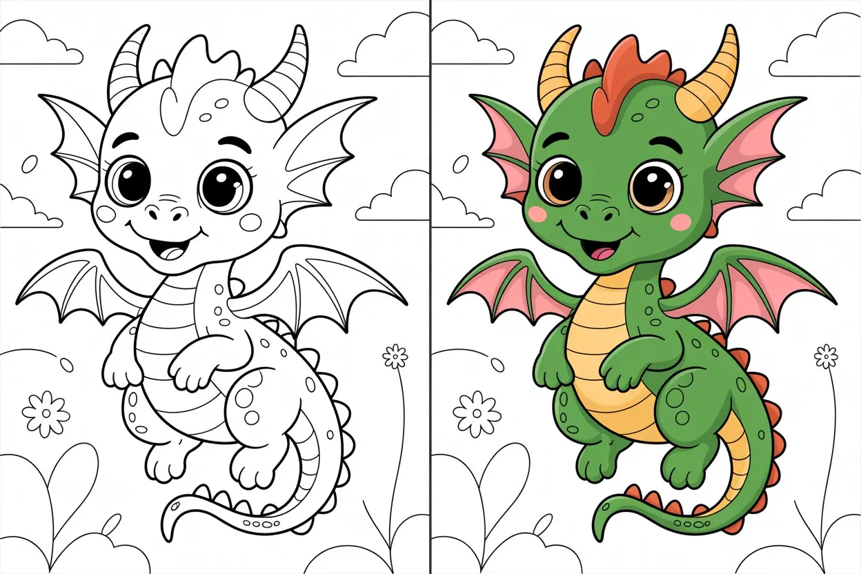 dragon coloring pages dragon coloring page
