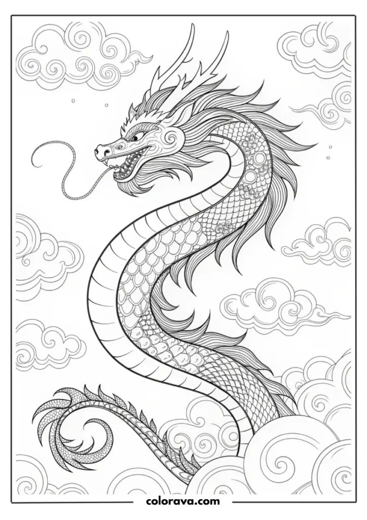 dragon coloring pages Dragon Coloring Pages