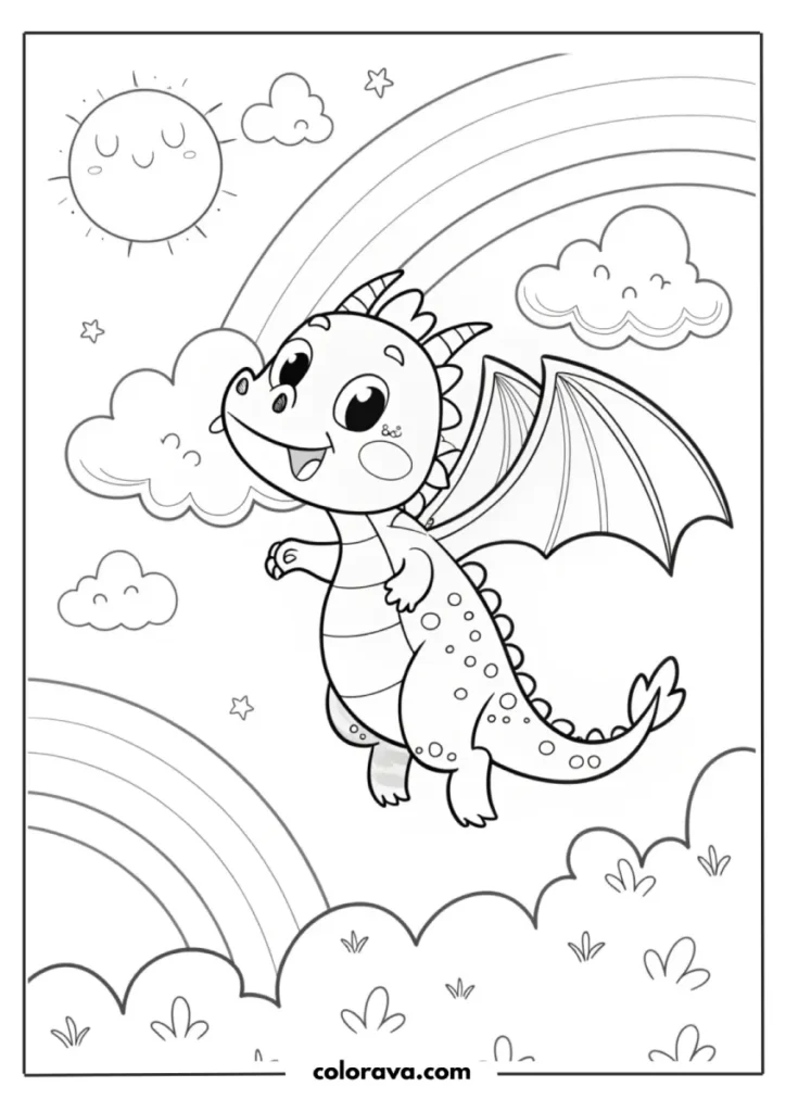 dragon coloring pages Dragon Coloring Pages