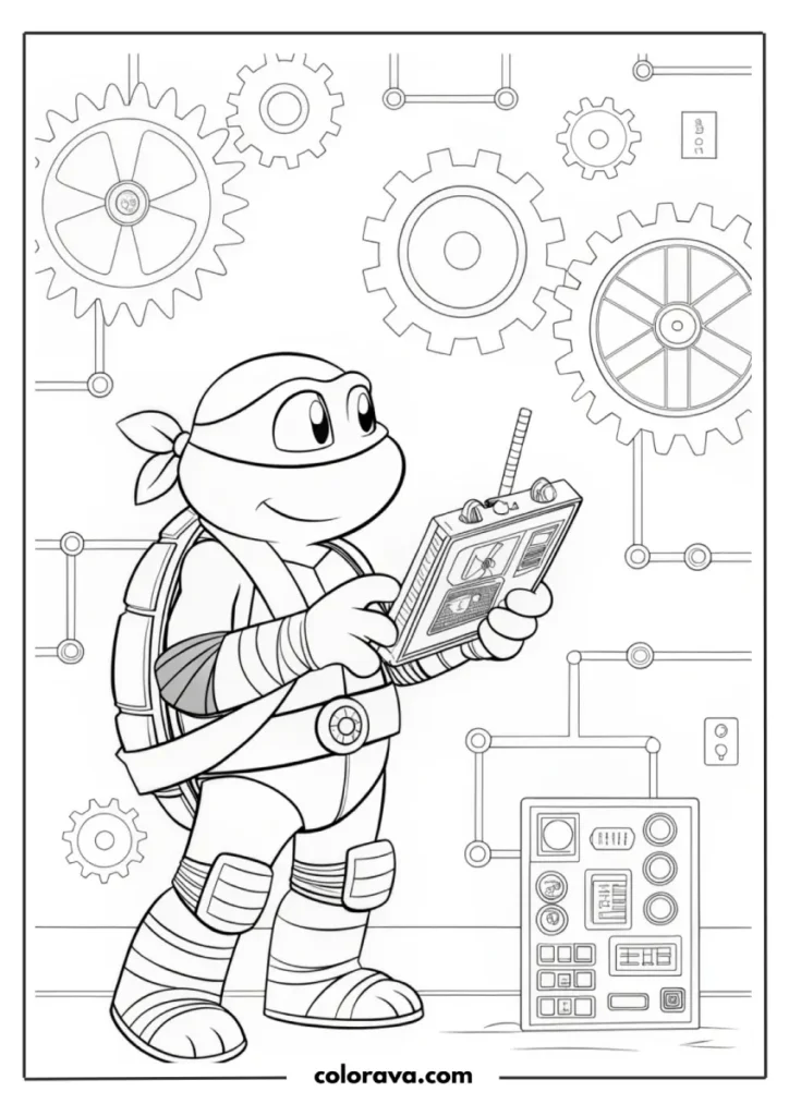 Ninja Turtles Coloring Pages