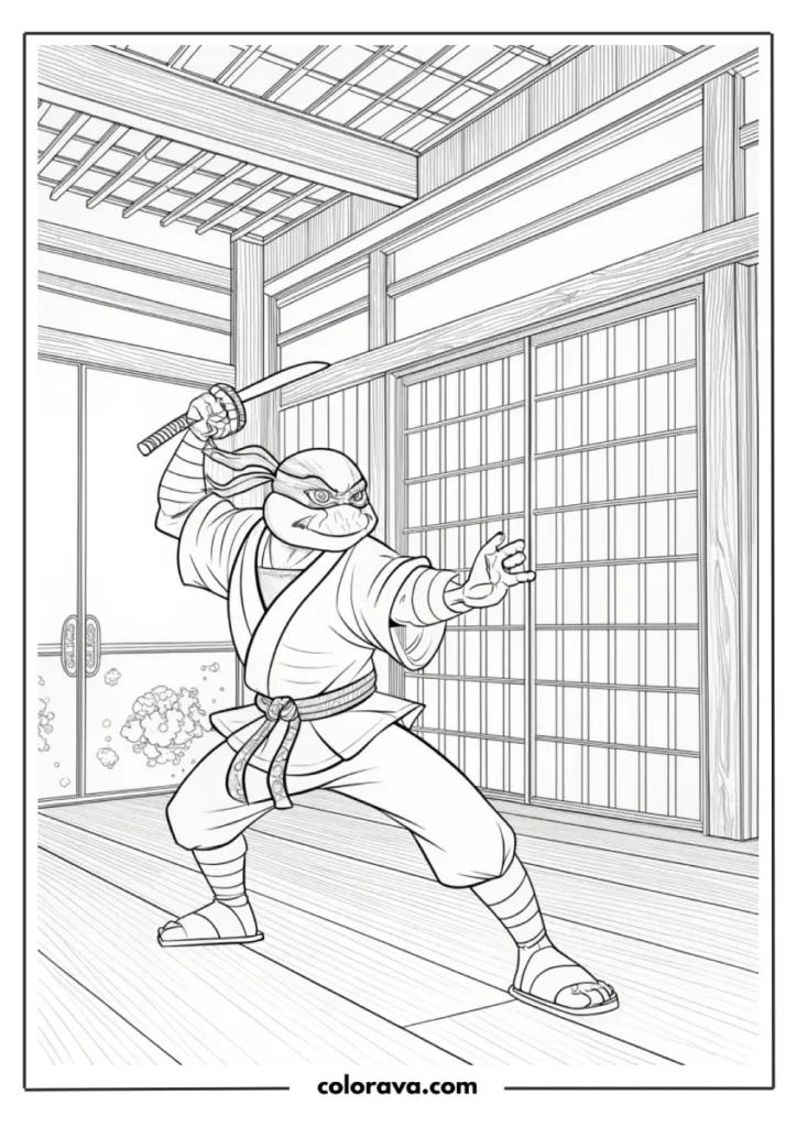 Ninja Turtles Coloring Pages