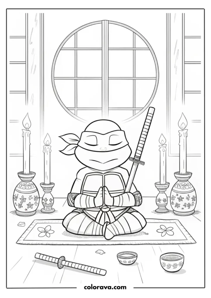 Ninja Turtles Coloring Pages