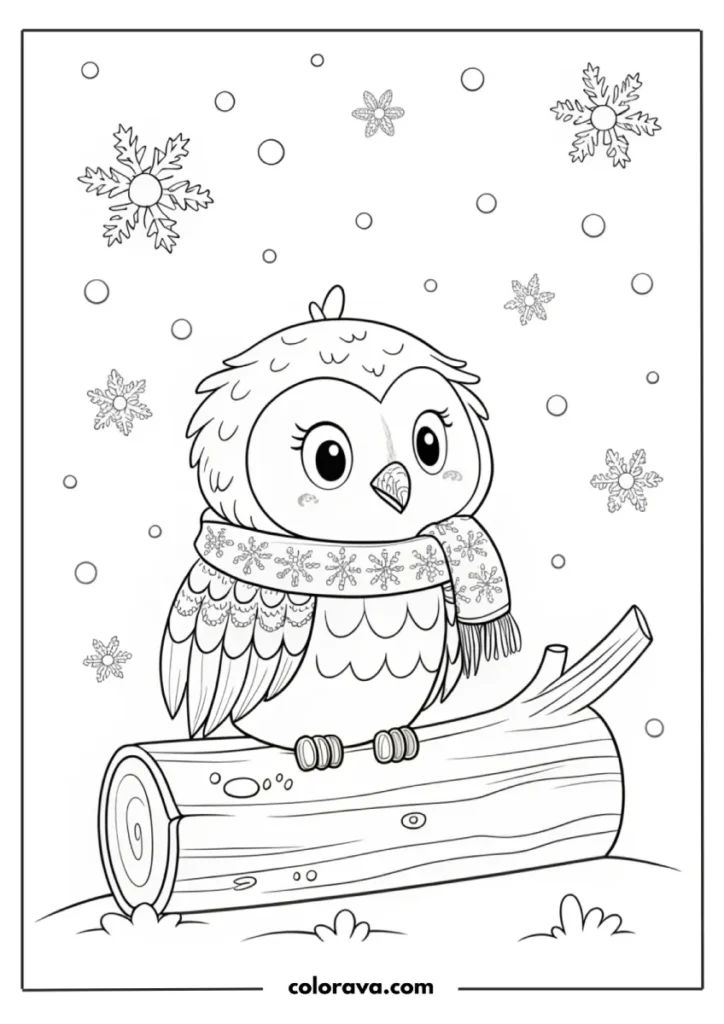 owl coloring pages