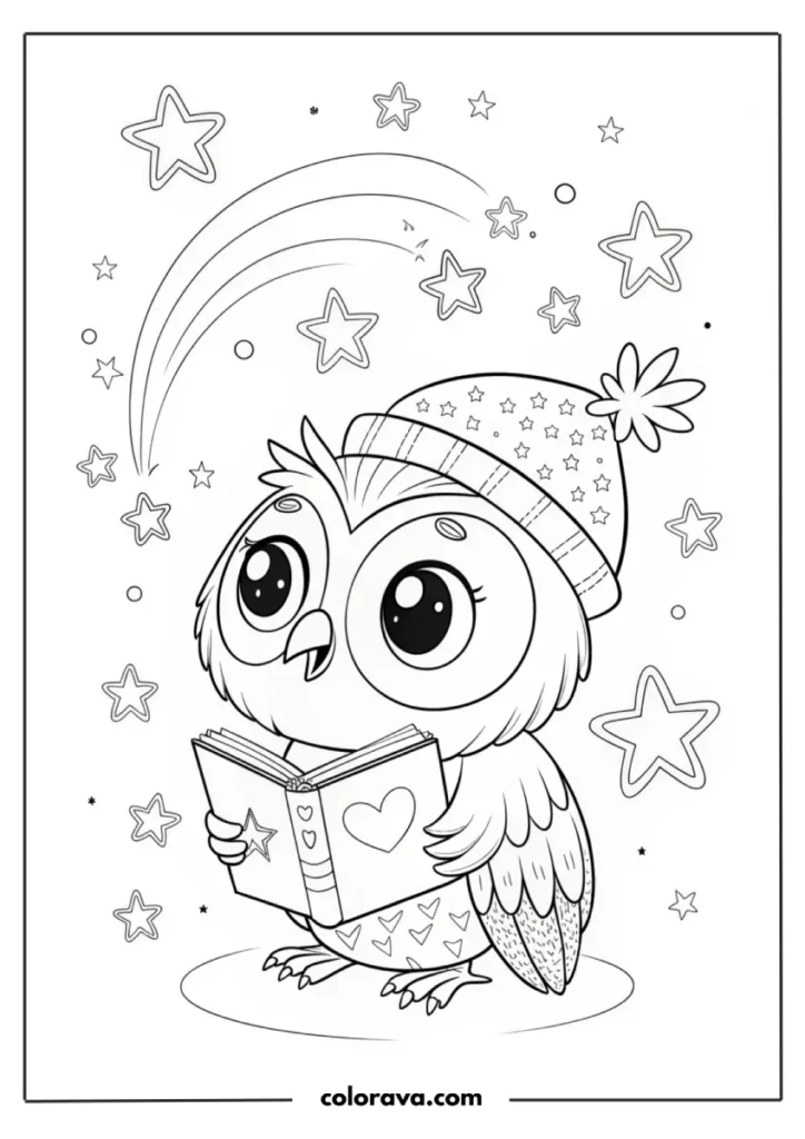 owl coloring pages