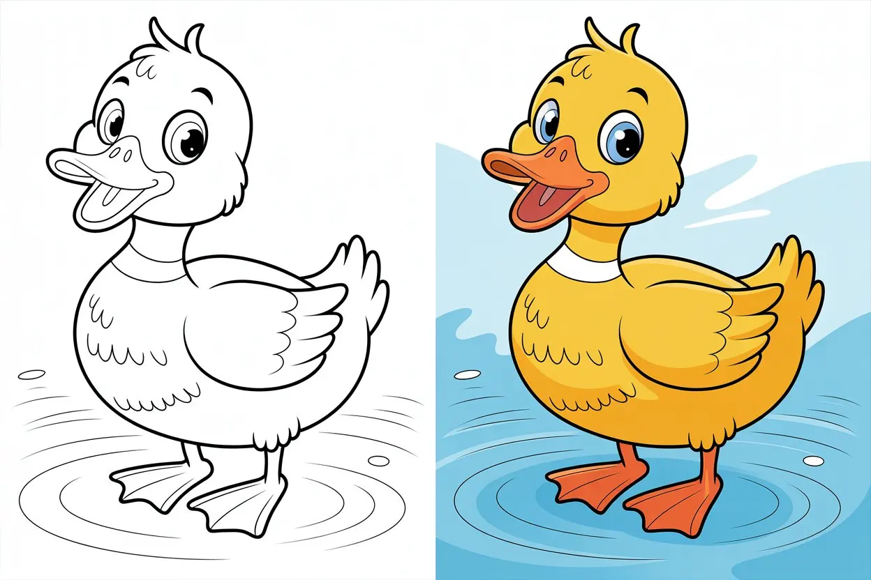 Duck Coloring Pages duck coloring page